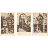SIX CHESTER POSTCARDS BY W. MCALLISTER TURNER F.R.S.A CHESTER