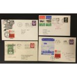 GB POSTAL HISTORY - BRITISH EUROPEAN AIRWAYS COVERS AND CARDS, INCLUDING FIRST AERIAL POST (4)