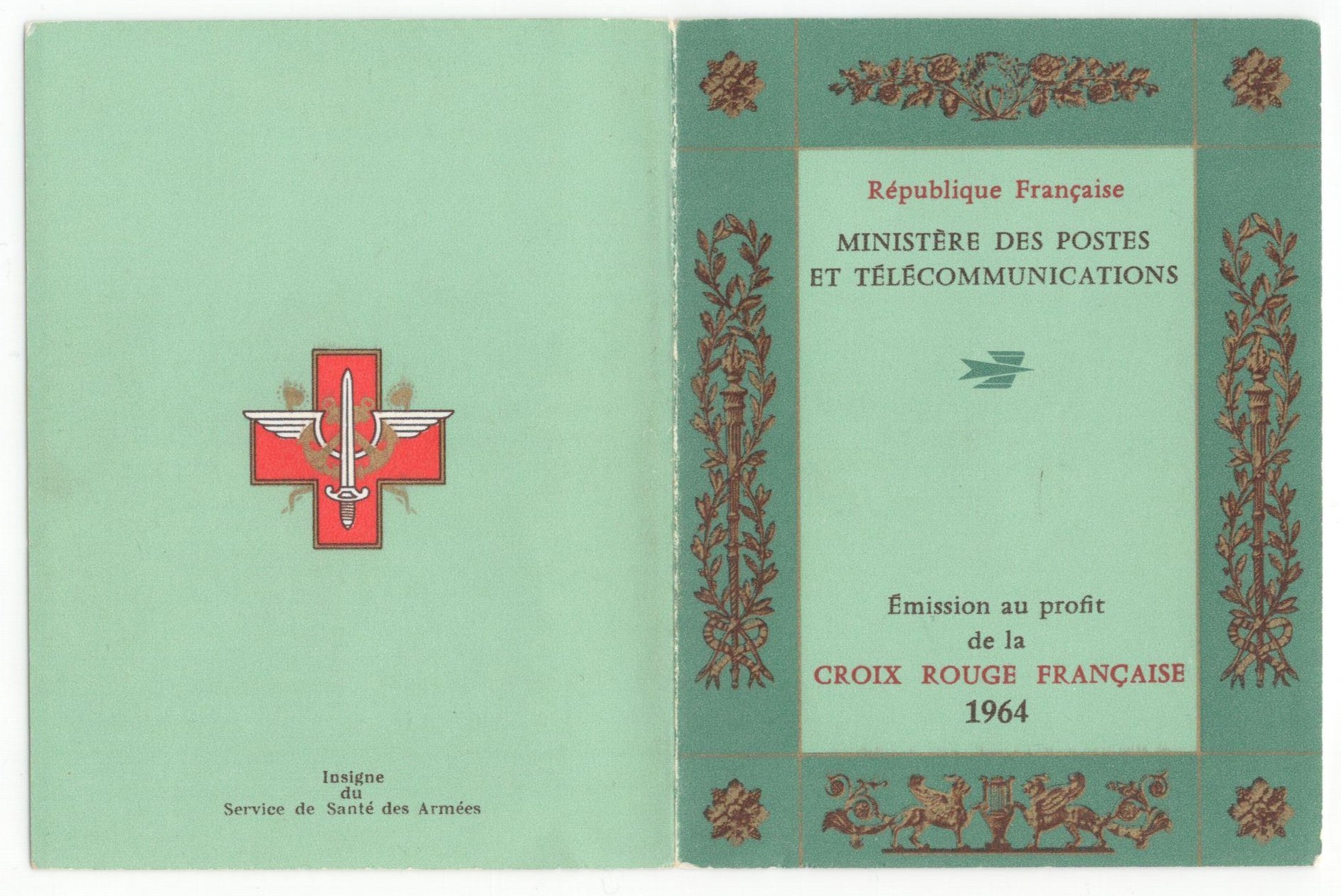 FRENCH RED CROSS STAMP BOOKLETS 1964 1965 1966(2) 1968 1969(2) & FRENCH RED CROSS CHARITY STAMPS