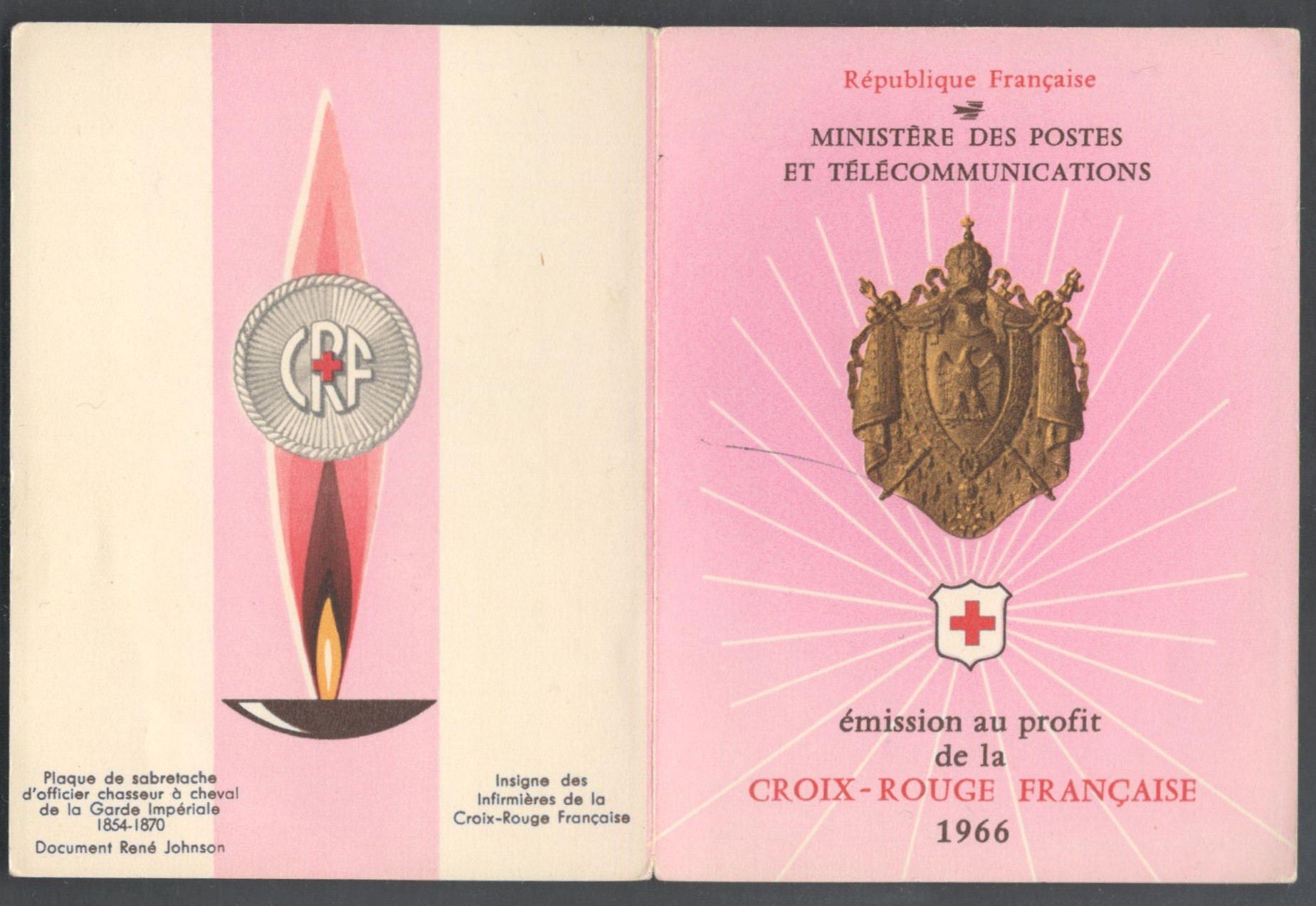 FRENCH RED CROSS STAMP BOOKLETS 1964 1965 1966(2) 1968 1969(2) & FRENCH RED CROSS CHARITY STAMPS - Image 2 of 11
