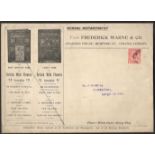 ADVERTISING ENVELOPE FROM FREDERICK WARNE & CO