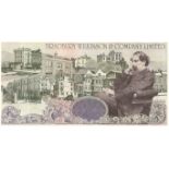 DOUBLE SIDED BRADBURY WILKINSON & COMPANY LIMITED ADVERTISING BANKNOTE - DICKENS