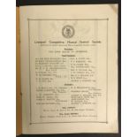 LIVERPOOL COMPETITIVE MUSICAL FESTIVAL OFFICIAL SYLLABUS FOR 1932