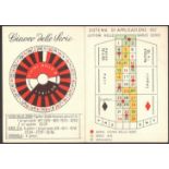 GIUOCO DELLE VARIE ROULETTE CASINO EPEHEMERA