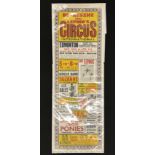 VINTAGE DE-RESZKE AND LEPINO'S CIRCUS POSTER