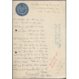 SELECTION OF VINTAGE SUDAN DOCUMENTS RELATED TO POLICE DEPARTMENT