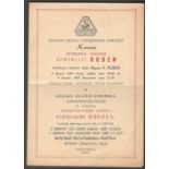 1957 TURKISH CONCERT PROGRAMME - BAYAN A RUBEN