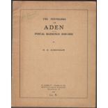 1946 THE POSTMARK OF ADEN - POSTAL MARKING 1839-1939 BY M. H. ROBERTSHAW