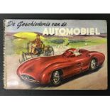 VINTAGE ALBUM OF HISTORY OF AUTOMOBILE - DE GESCHIEDENIS VAN DE AUTOMOBIEL