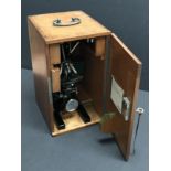 VINTAGE REICHERT MICROSCOPE FROM THE ESTATE OF THE LATE JACQUES KLINGER