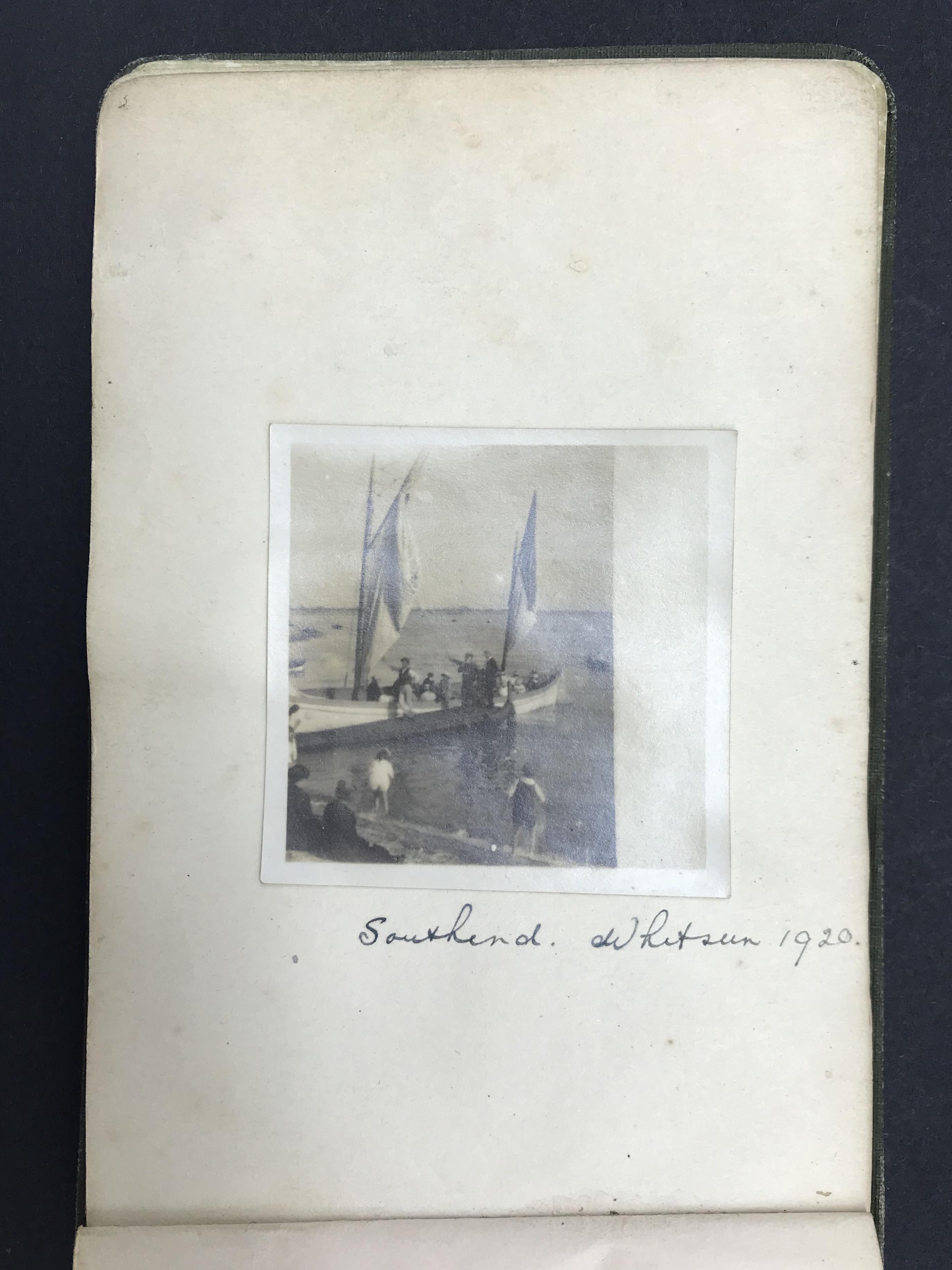 SMALL AUTOGRAPHS BOOK 1914-20 FULL WITH PICTURES AND WRITINGS - Image 6 of 14