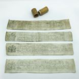 SELECTION OF FOUR CITY OF LONDON FREEMAN CERTIFICATES 1764-1860