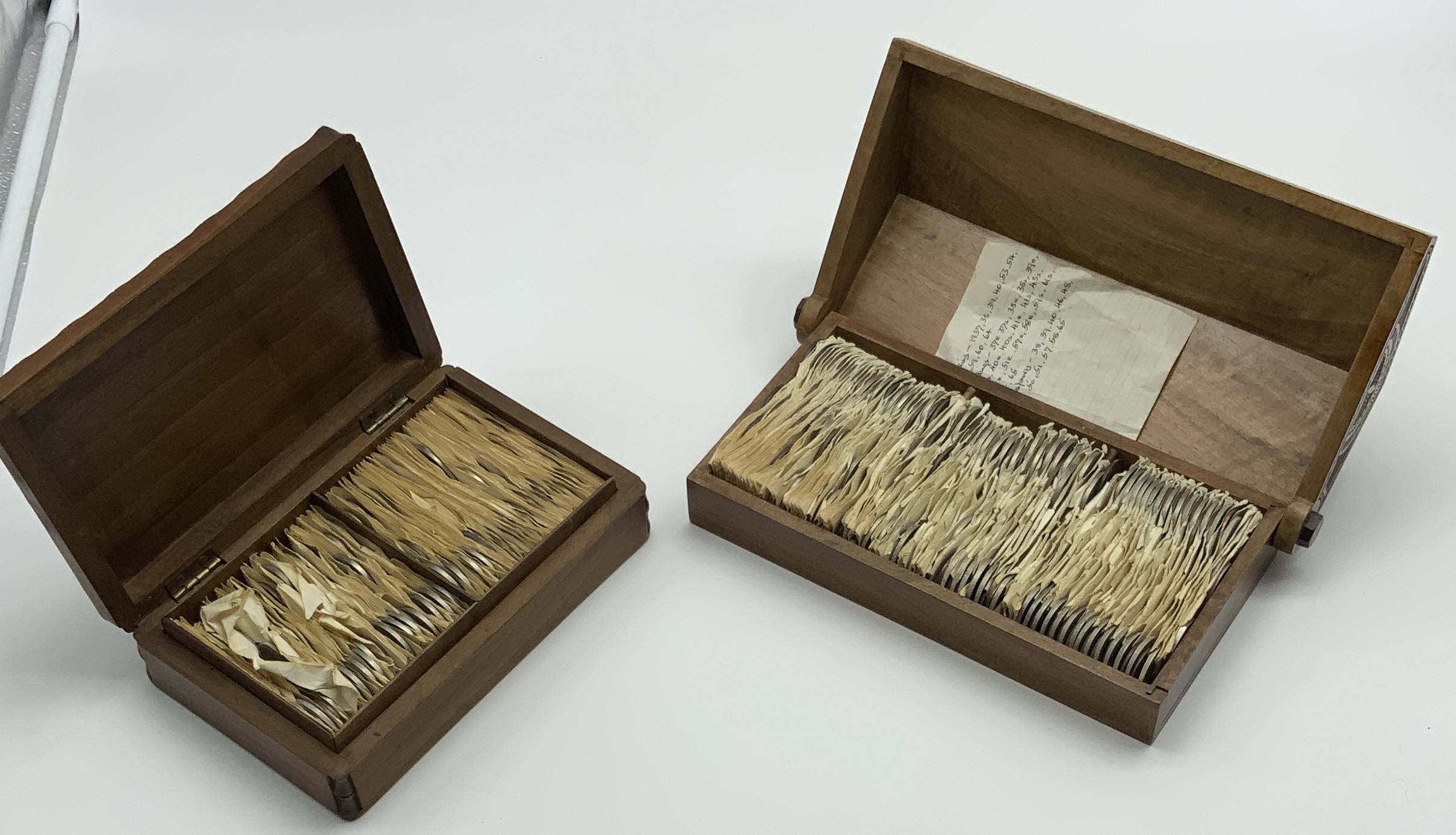 COIN COLLECTION IN TWO WOODEN BOXES