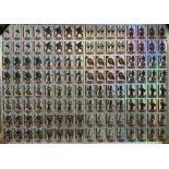 UNCUT SHEET OF STAR WARS TRADING CARD GAME REBEL ATTAX 2