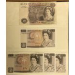 FIVE EARLY TEN POUNDS BANKNOTES