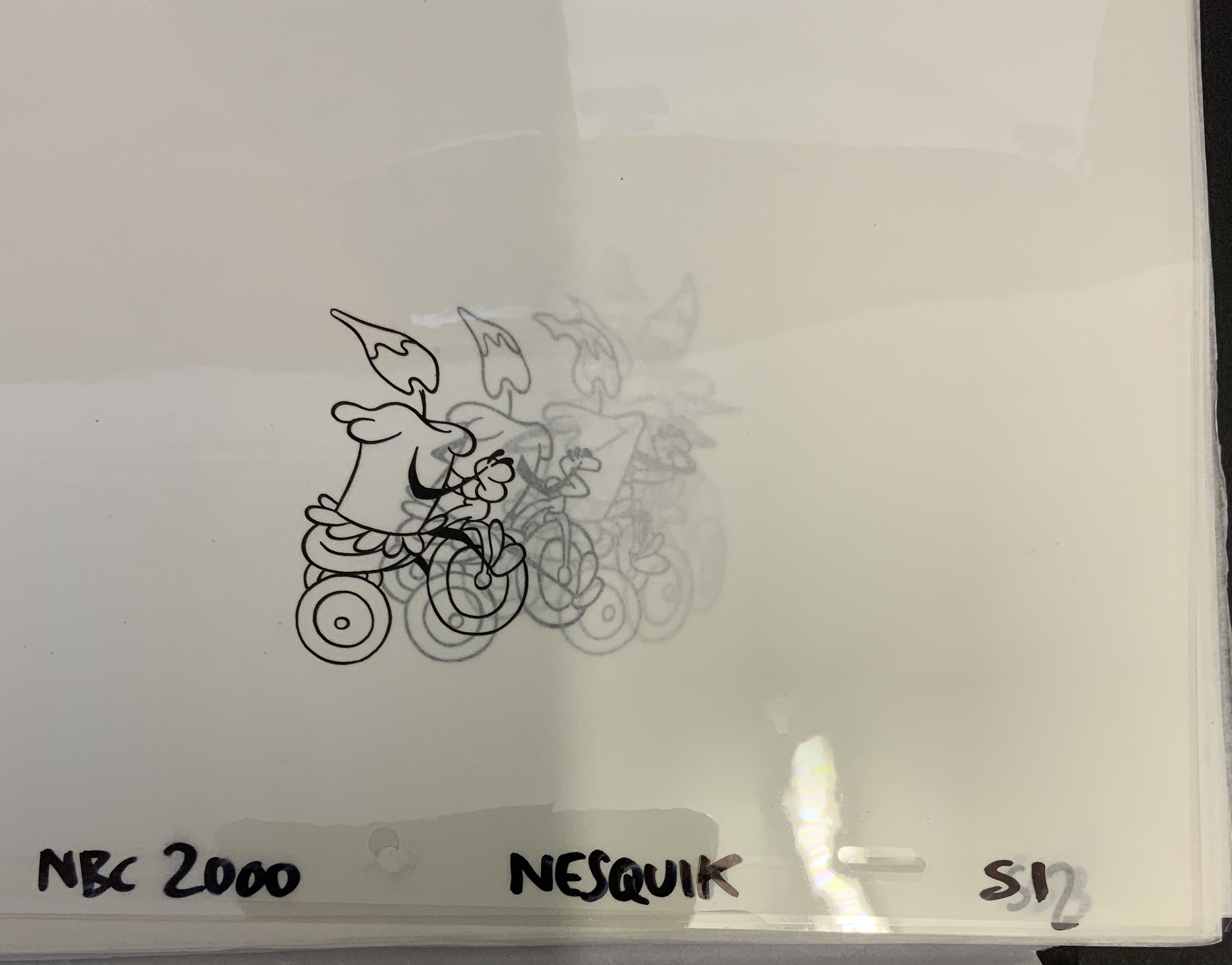 CARTOON NETWORK GROUP OF NESQUIK - NBC 2000 CARTOON ANIMATION DRAWINGS SKETCHES - PART1