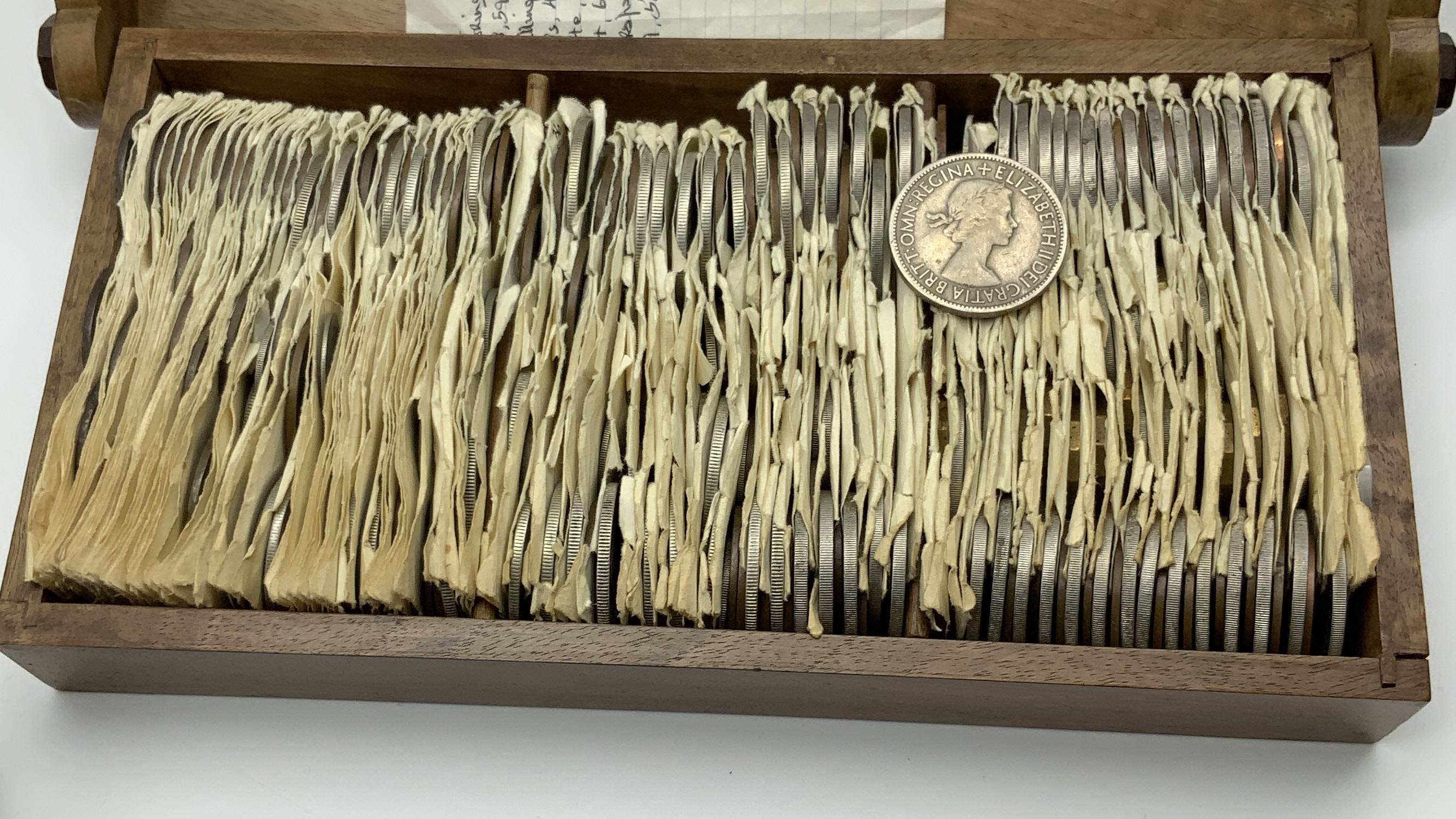 COIN COLLECTION IN TWO WOODEN BOXES - Image 6 of 8