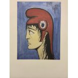 BERNARD BUFFET PRINT LITHOGRAPH IN COLOURS