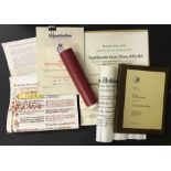 SELECTION OF LORD HAROLD WILSON EPHEMERA INCLUDING CERIFICATES AND AWARDS