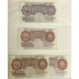 SELECTION OF TEN SHILLINGS BANKNOTES