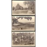 KENTISH BEAUTY SPOTS SERIES COMPLETE SET OF SIX POSTCARDS BY THE TIMES