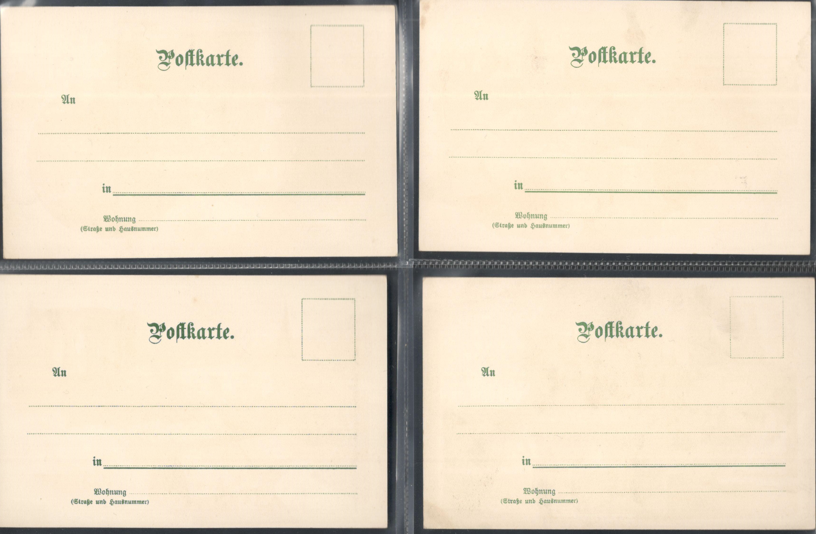 FOUR ILLUSTRATED EARLY ARTIST SIGNED MENTON POSTCARDS - Image 2 of 2