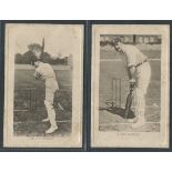 TWO VINTAGE CRICKET POSTCARDS LORD HAWKE & F.S. JACKSON