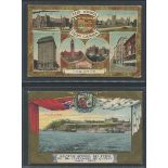 TWO CANADIAN POSTED SOUVENIR POSTCARDS