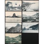 ASSORTED SELECTION OF EARLY BRAZIL POSTCARDS