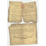 GAME DUTY GENERAL CERTIFICATE D YEAR 1829