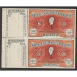 PAIR OF 1938 FRENCH LOTTERY TICKETS FOR SPECIAL CHRISTMAS DRAWING
