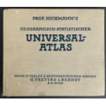 PROF. HICKMANN'S GEOGRAPHISCH-STATISTISCHER UNIVERSAL ATLAS 1927