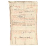 GAME DUTY GENERAL CERTIFICATE D YEAR 1836
