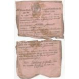 GAME DUTY GENERAL CERTIFICATE D YEAR 1832