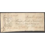 JOHN BUCHANAN LONDON 1762 RECEIPT