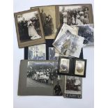 COLLECTION OF VARIOUS PHOTOGRAPHS IN ALBUMS AND LOOSE
