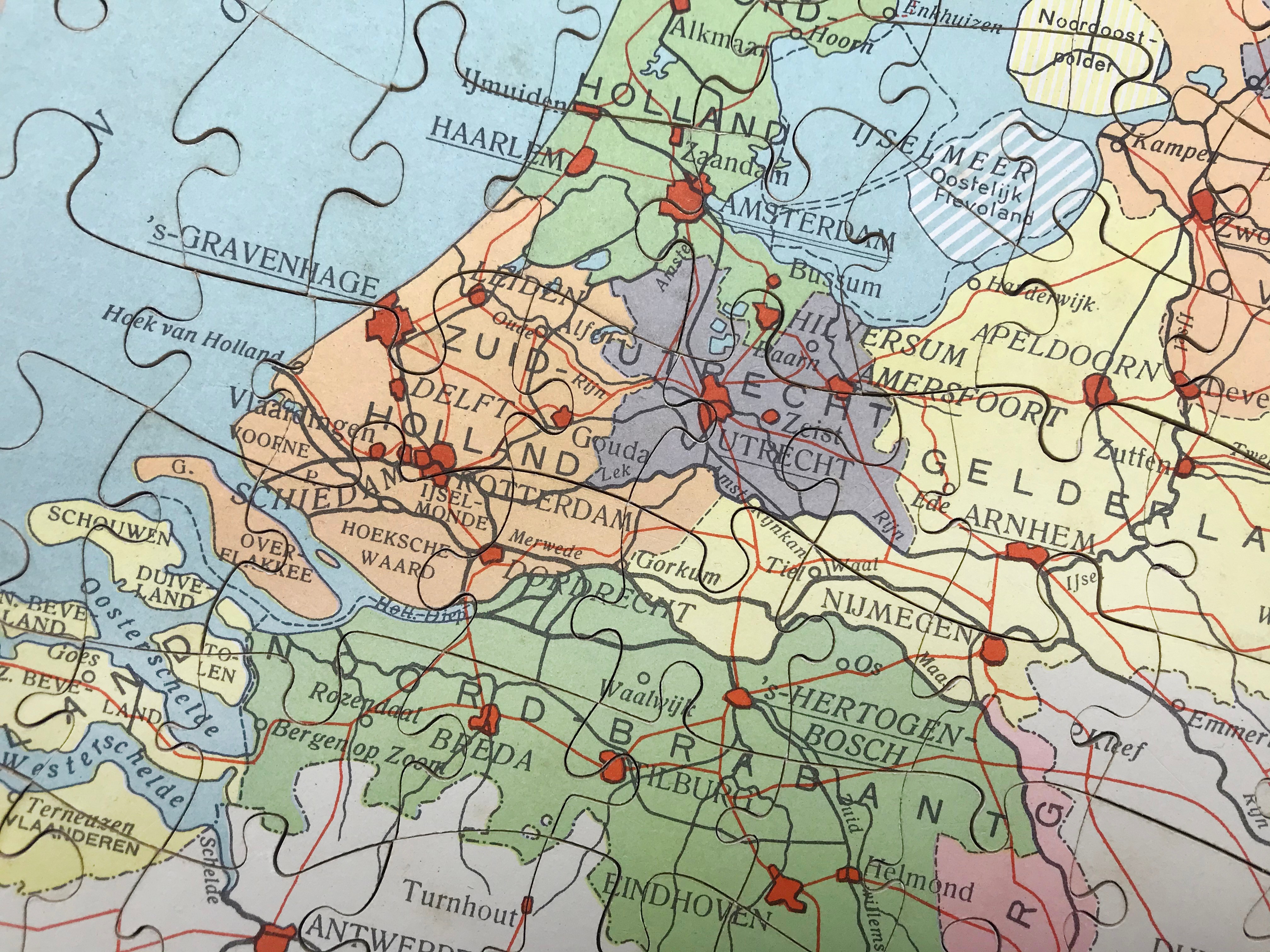 VINTAGE JIG SAW MAP PUZZLE - Image 2 of 3