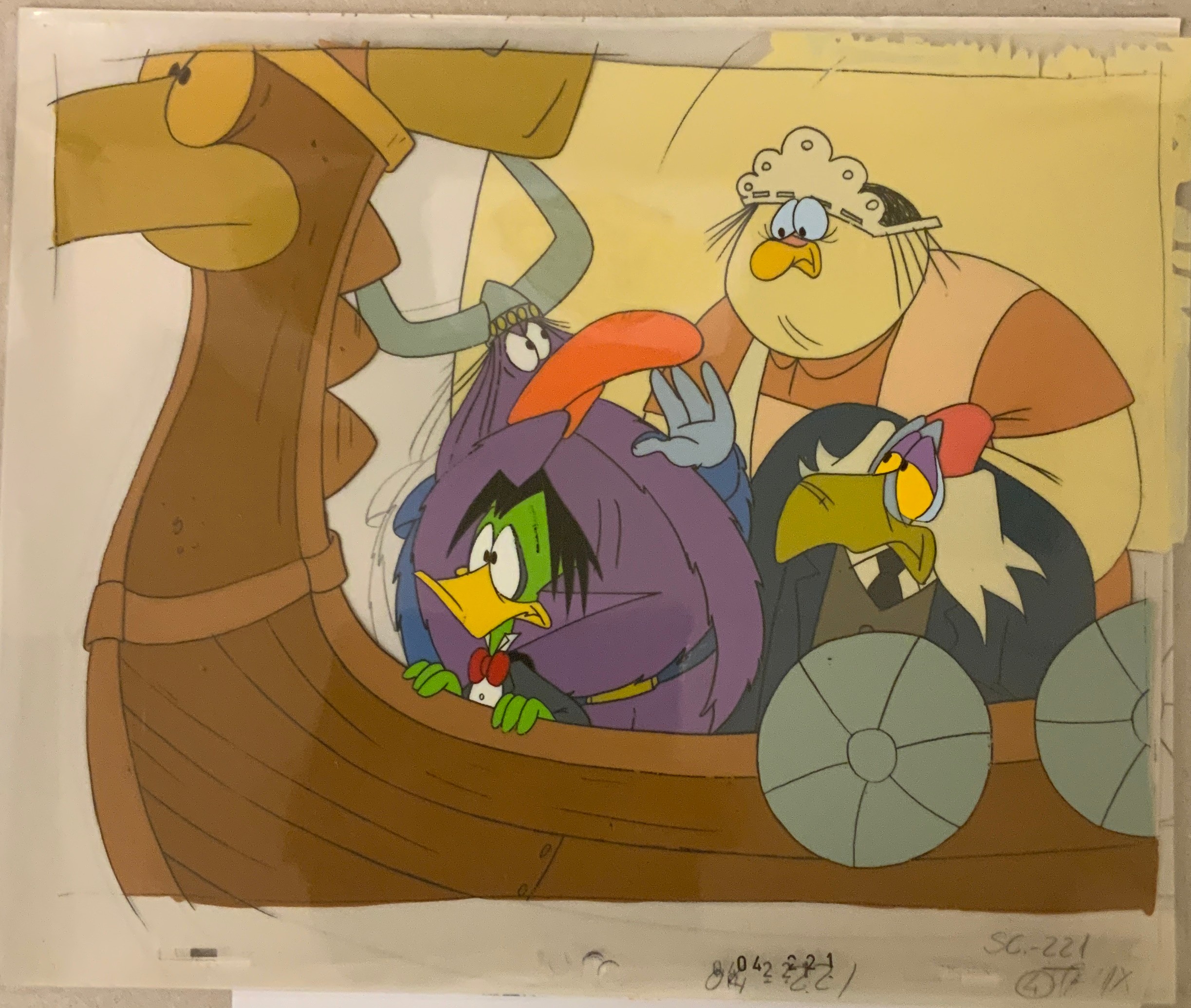 VARIOUS CELS AND SKETCHES (DUCKULA RELATED)