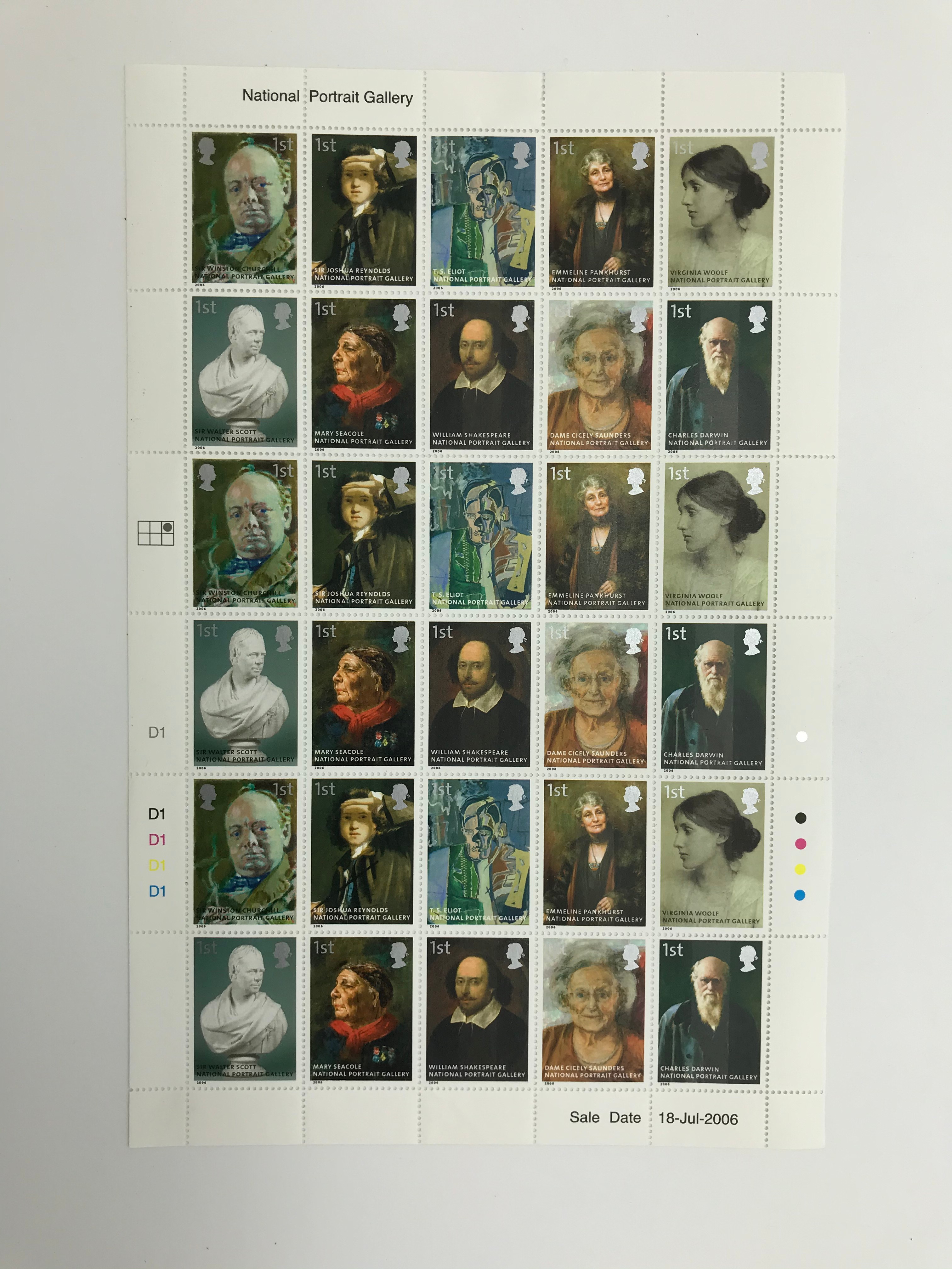 SMALL GROUP OF UNUSED BRITISH STAMPS - Image 2 of 7