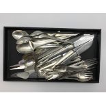 52 PIECE (NOT COMPLETE SET) OF STERLING SILVER GEORG JENSEN CUTLERY