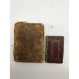 TWO ANTIQUARIAN EDITIONS OF THE "BOOK OF COMMON PRAYER" 1760 & 1614 (DAMAGED)