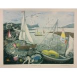 SHEILA HORTON SIGNED LIMITED EDITION PRINT - NEWPORT BAY