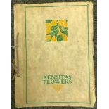 ALBUM OF KENSITAS FLOWERS COLLECTORS CARDS & SILKS