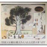 SAUL STEINBERG POSTER - THE CORCORAN GALLERY OF ART