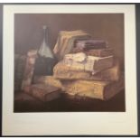 KENNETH HOWES SIGNED LIMITED EDITION PRINT - OLD BOOKS