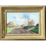 OIL ON CANVAS SIGNED BY TRISTRAM HILIER TITLED AUTUMN DAY