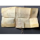 1749 VELLUM MANUSCRIPT DOCUMENT