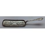 19TH C TIFFANY & CO SOLID STERLING SILVER CRUMBER JOHN POLHAMUS PATENT