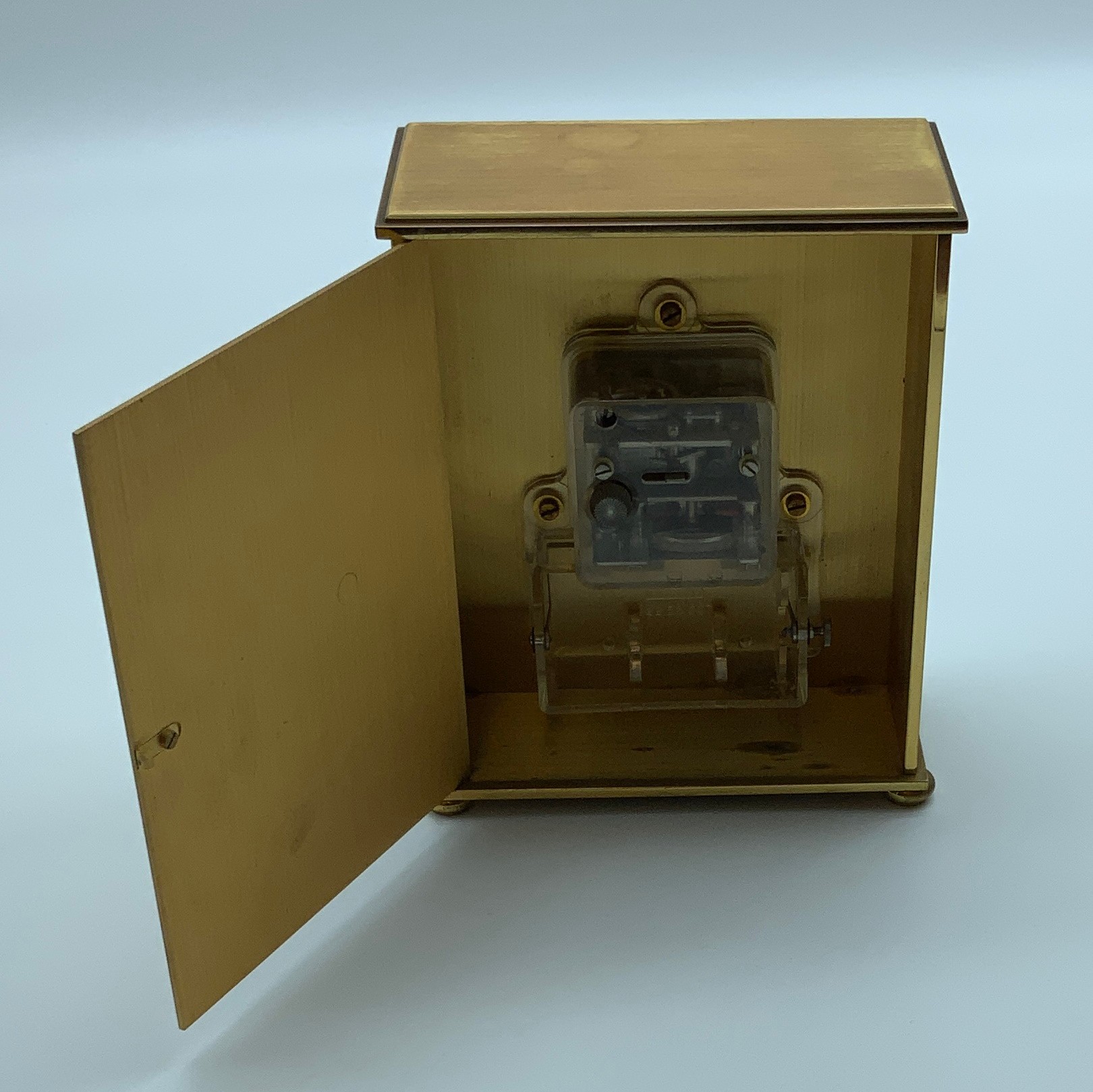 JAEGER - LE COULTRE ELECTRIC CLOCK WITH BLUE FACE - NOT WORKING - Image 4 of 5