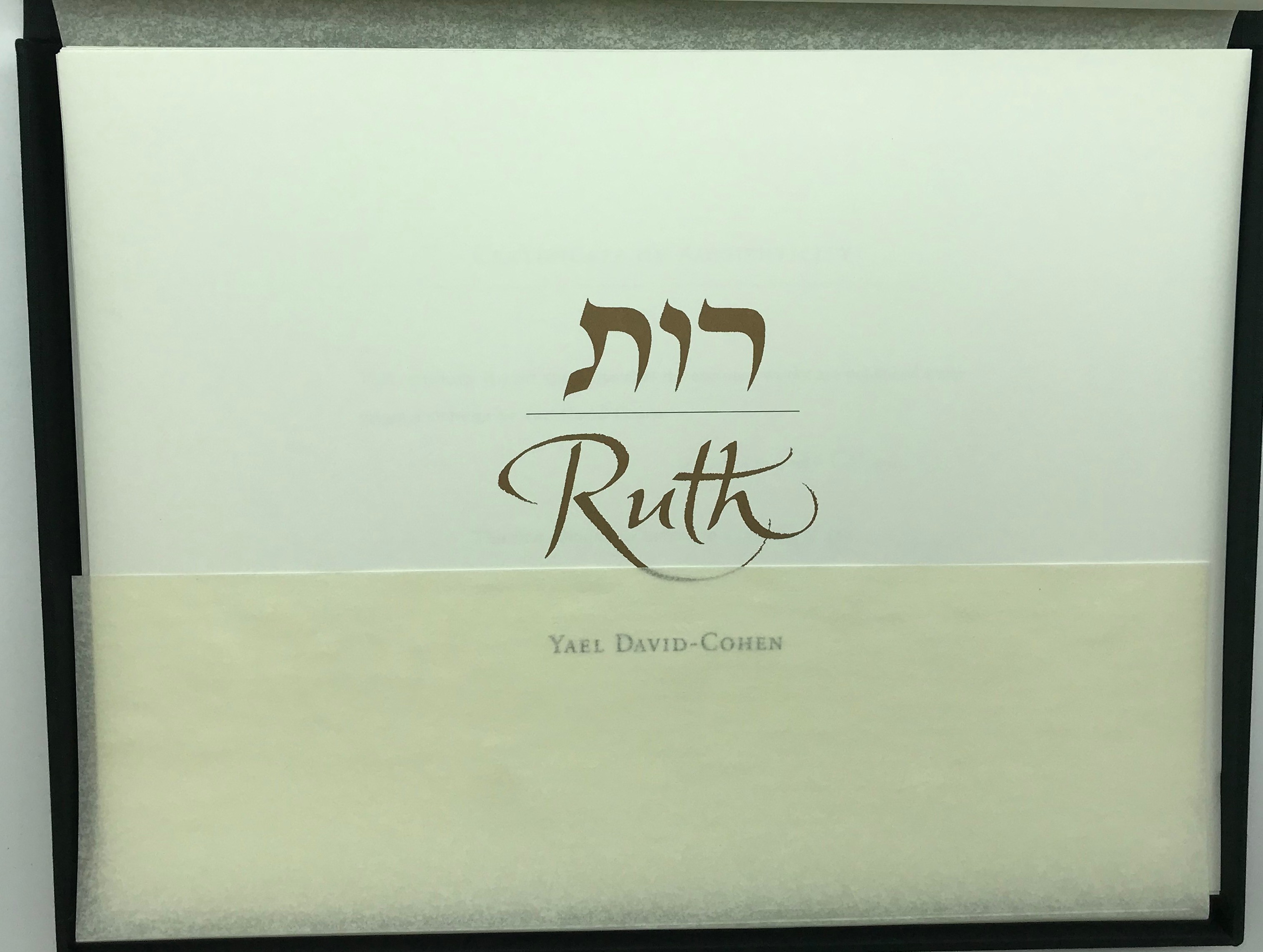 SIGNED & NUMBERED BOOK OF RUTH BY YAEL DC TOGETHER WITH TEN ARTIST PROOF PRINTS BY THE SAME ARTIST - Image 12 of 12